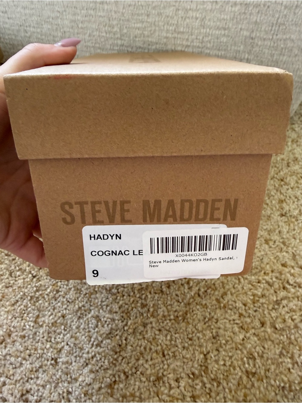 Steve Madden Hadyn Tan Slide Sandals - Picture 4 of 4